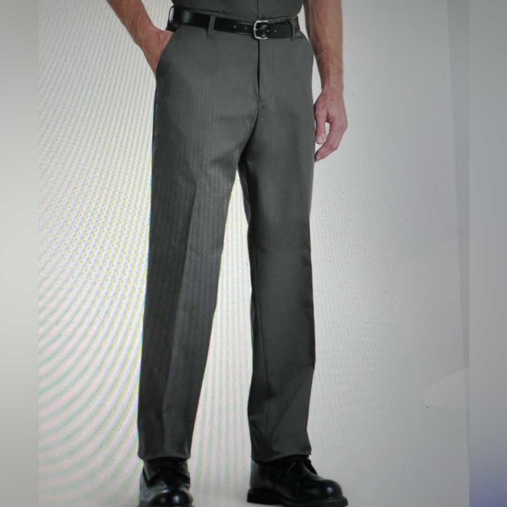 UNIFIRST GREY‎ COTTON WORK PANTS